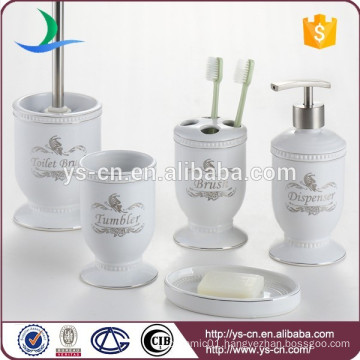 Wholesale Modern Europe Style Ceramic Bath Set For Hotel